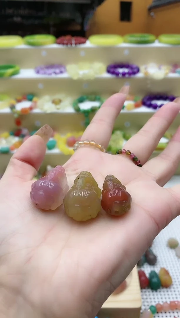 【闪购商品】玛瑙挂件未镶嵌盐源006