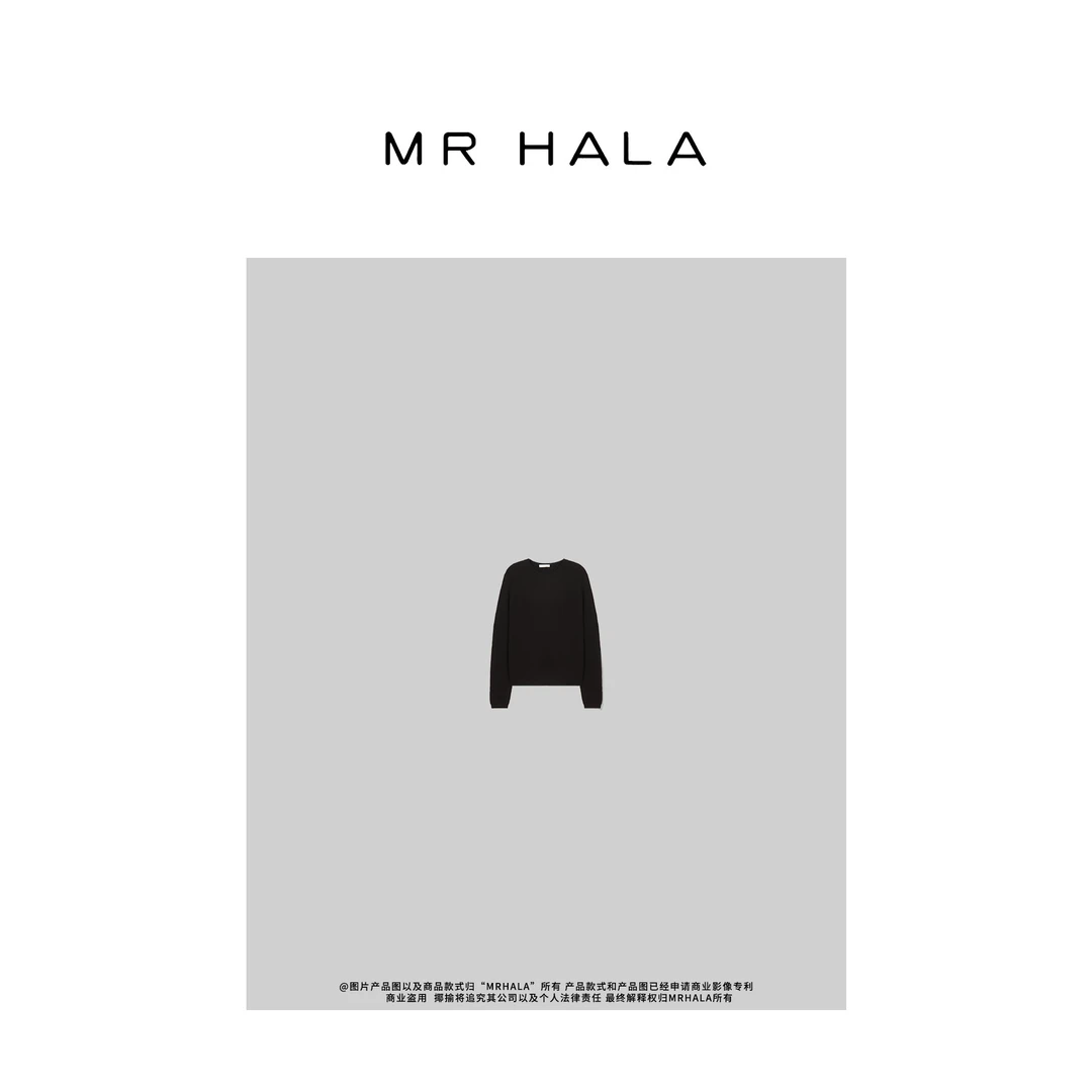 MRHALA 那不勒斯三角廓形毛衣 LM50719