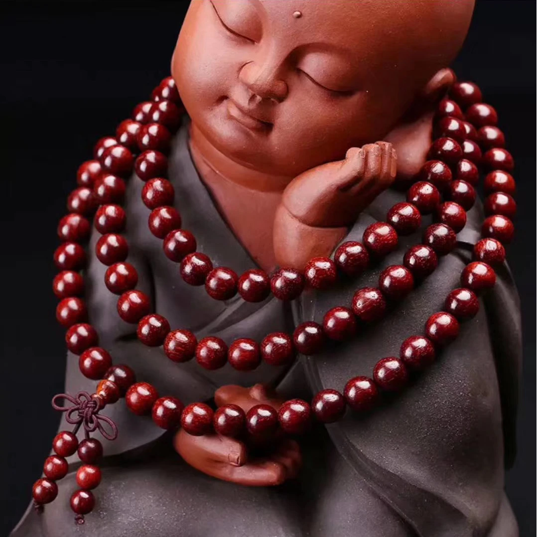 小叶紫檀108串珠0.8cm