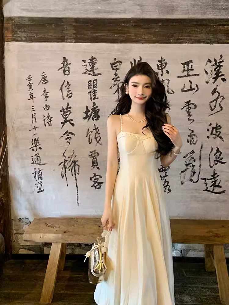 依漾自制-【幻彩流光】新款显瘦气质收腰连衣裙-37122K