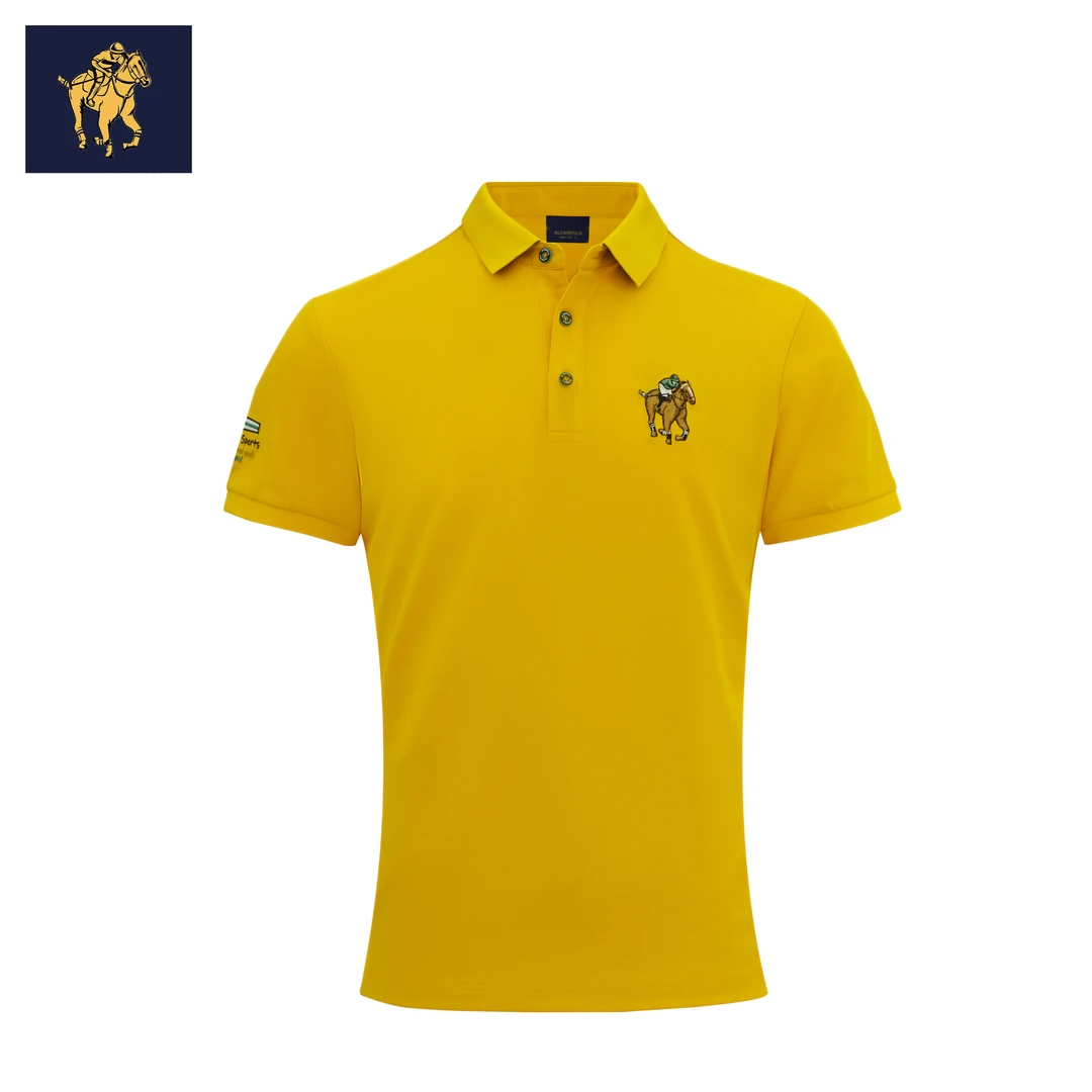 2024男士Polo衫纯色新潮流时尚商务休闲短袖男装翻领短袖t恤男