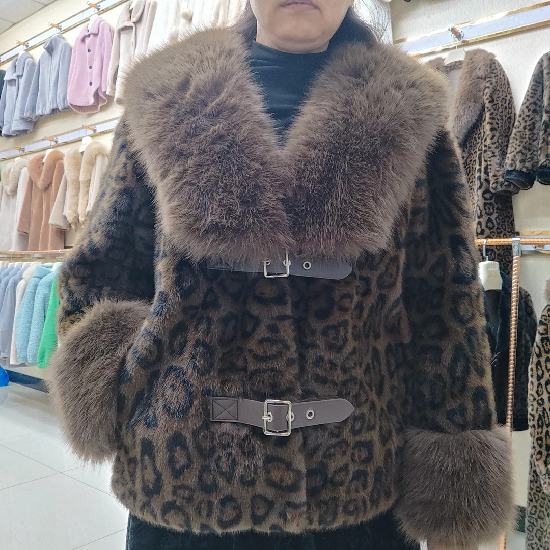 豹纹爆款女款外套