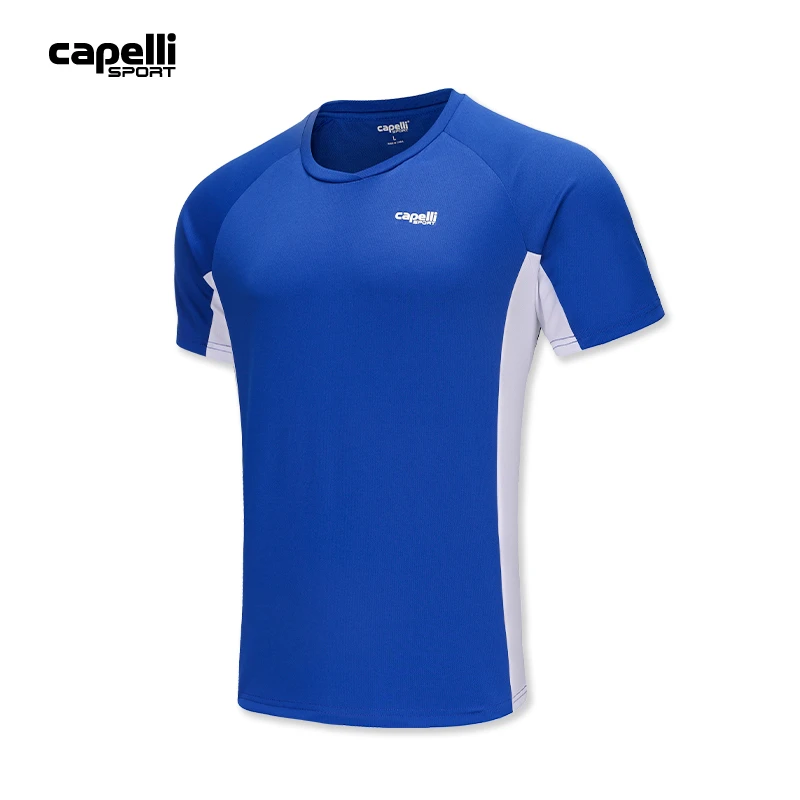 Capelli Sport短袖T恤凉感透气男夏季运动休闲圆领半袖