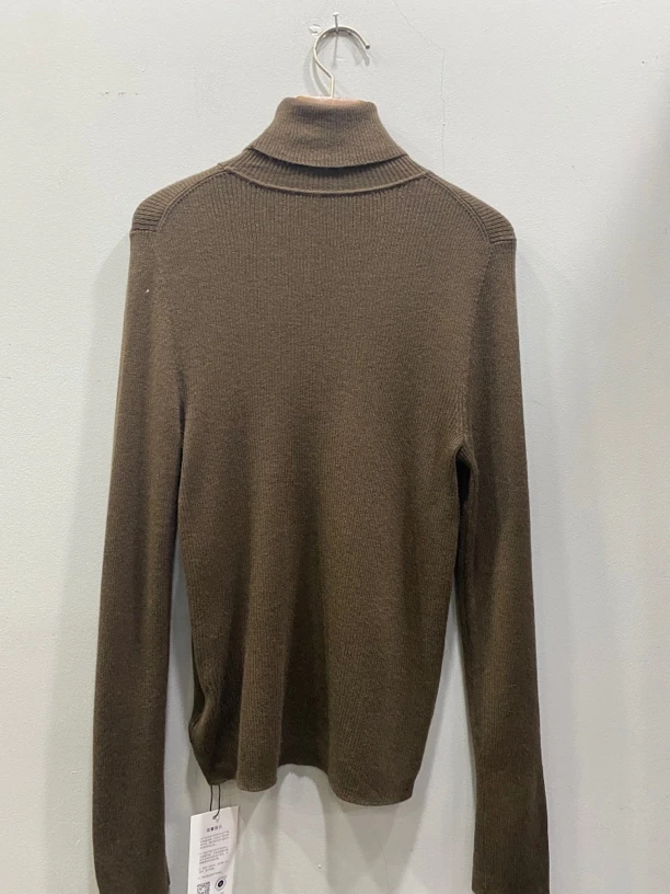 麦寻女装2024秋款ZTLYQ001时尚百搭高领长袖针织衫打底绵羊毛上衣