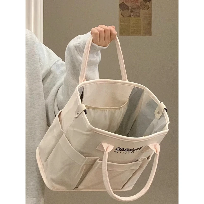 日本vegiebag妈咪包大容量手提多功能母婴斜挎包妈妈托特帆布女包