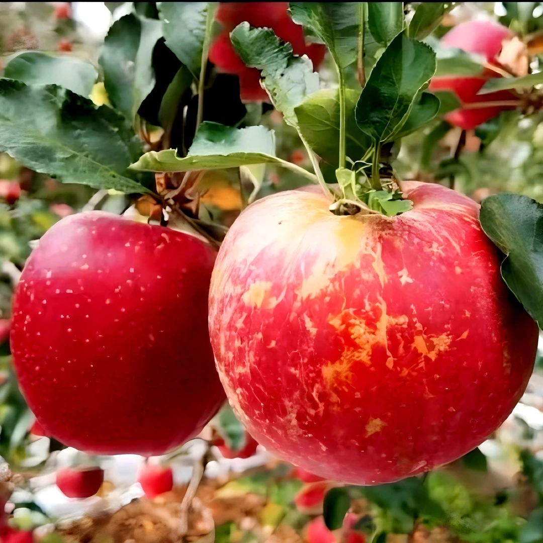 云南昭通高原冰糖心红富士丑苹果现摘现发自家产地新鲜水果生鲜