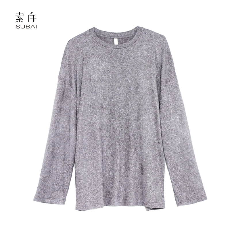 SB2408WY00123【素白】马乖设计感金线上衣