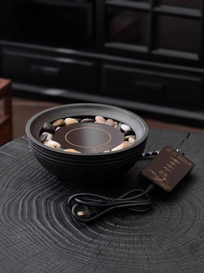 【成艺】静音电陶炉家用室内围炉煮茶陶瓷壳体玻璃煮茶器伴手礼烤奶