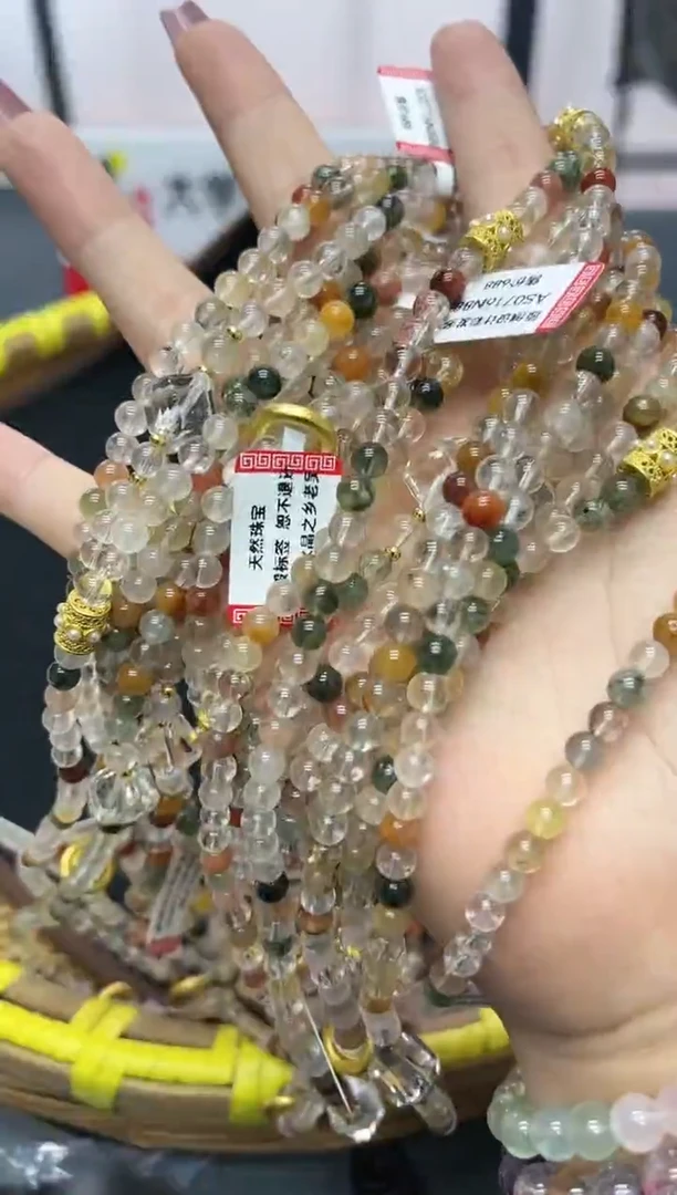 【闪购商品】水晶手串未镶嵌63多样性发其一