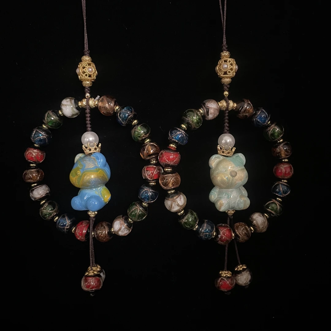 原创琉璃大漆小熊S46多样性发其一