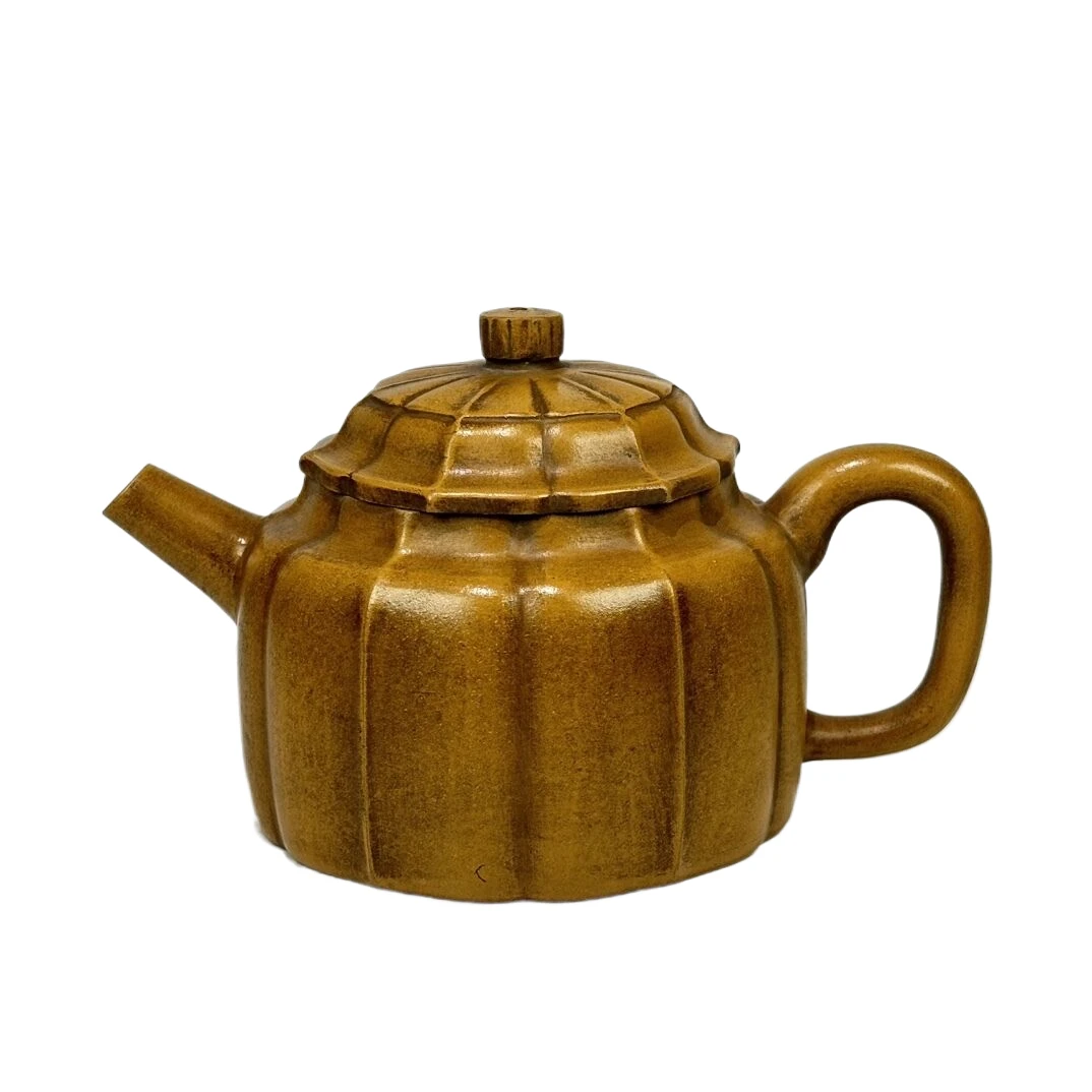 瓜棱紫砂壶6055--