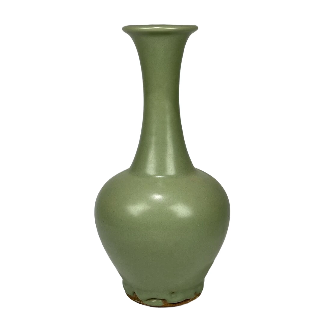 龙泉窑青釉长颈赏瓶5710