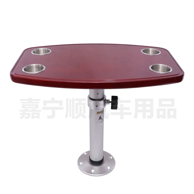 橡木烤漆桌板房车商务车旅居车改装升降桌改装实木整套带升降桌腿