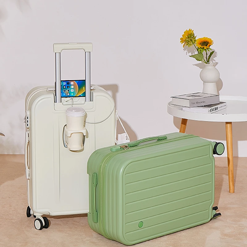 20寸行李箱小型轻便登机箱女2024新款多功能拉杆箱24男耐用旅行箱