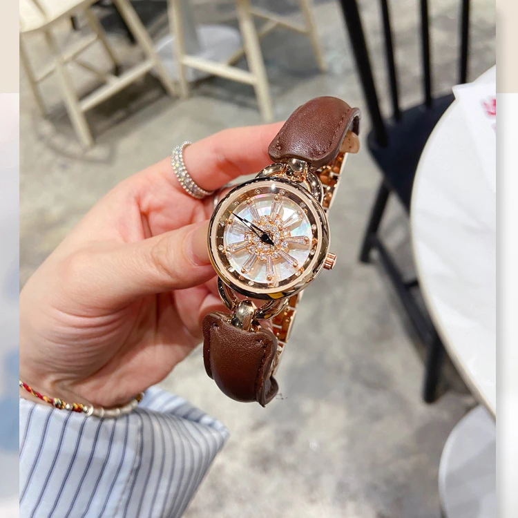 a奢品汇定制手镯式女表小表盘时来运转腕表5823- H