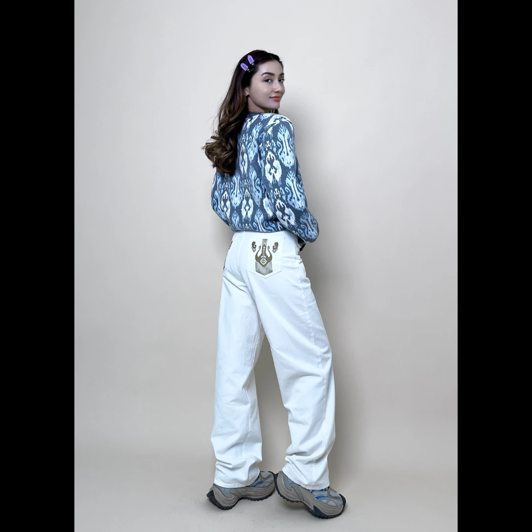 民族风裤子高腰时尚印花休闲裤（mdn-090）