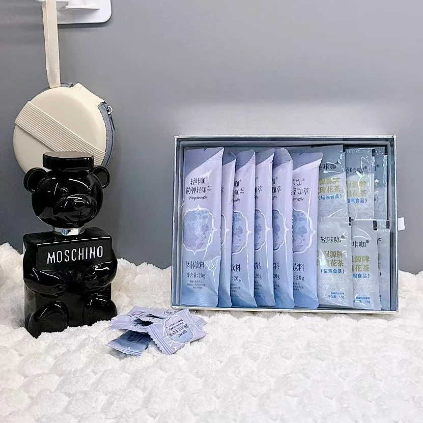 六天体验轻咖固体饮 (6包咖啡 6包茶 6颗蓝糖)