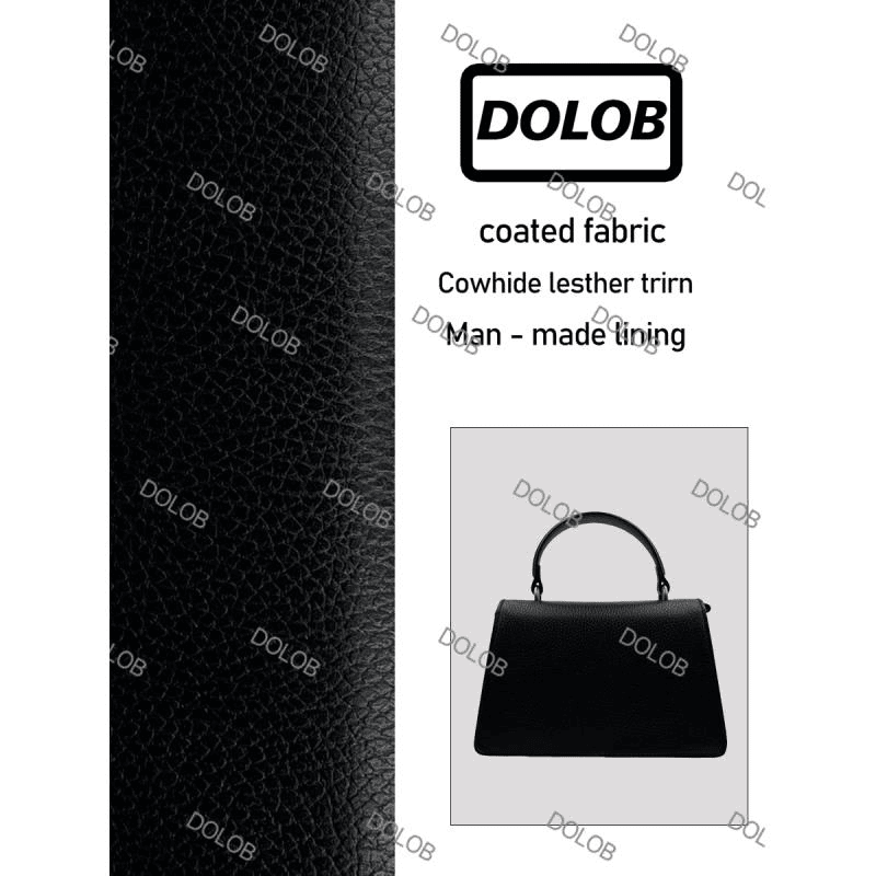 dolob/dolob手工真皮女包手提包黑色钻扣