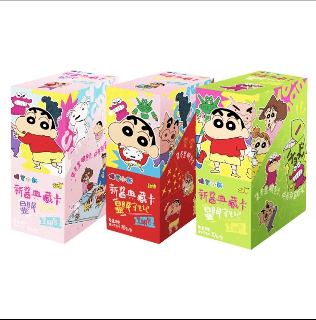 卡游【蜡笔小新】显眼包-显眼守卫记第一弹一盒18包盲盒--拆卡