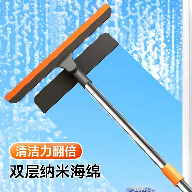 玻璃纱窗新款多功能伸缩神器刮水器湿两用刮水刷三合一双面清洁器