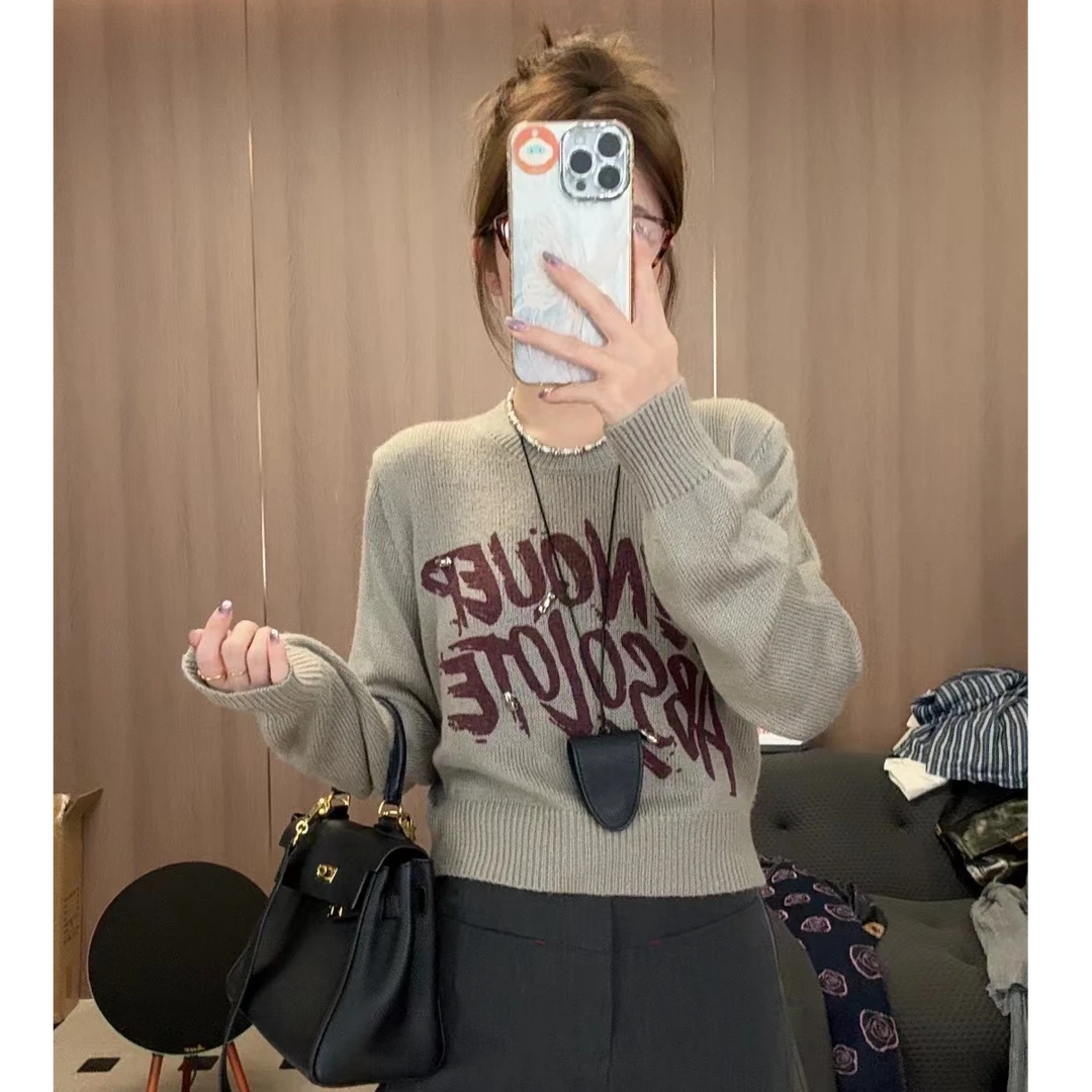 【LIbaibai】早秋新款针织上衣BB-1018