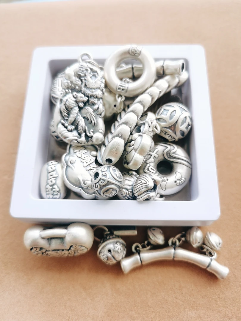 足银银制品 足银DIY配件链接（按克称重售卖）