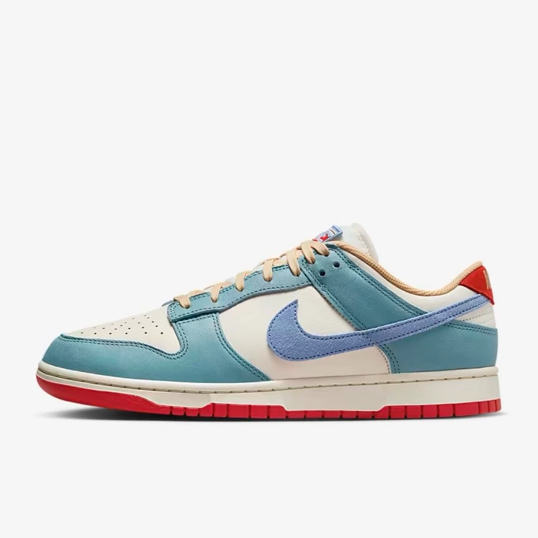 NIKE/耐克Dunk LOW PRM 男子时尚百搭防滑耐磨 低帮 板鞋米蓝