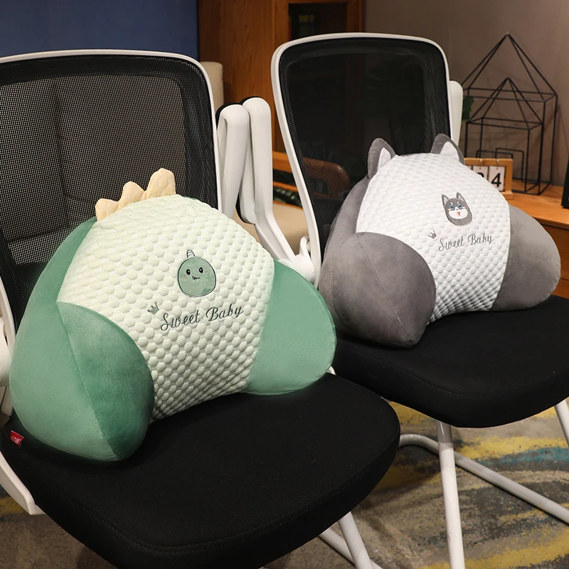 夏季清凉可拆洗腰枕靠垫靠枕办公室椅子座椅久坐护腰汽车靠背腰靠