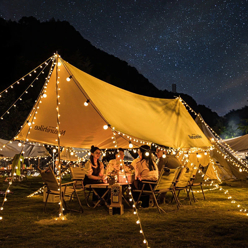 户外露营氛围灯摆摊野营装饰布置生日天幕帐篷usb灯串灯带l氛围灯