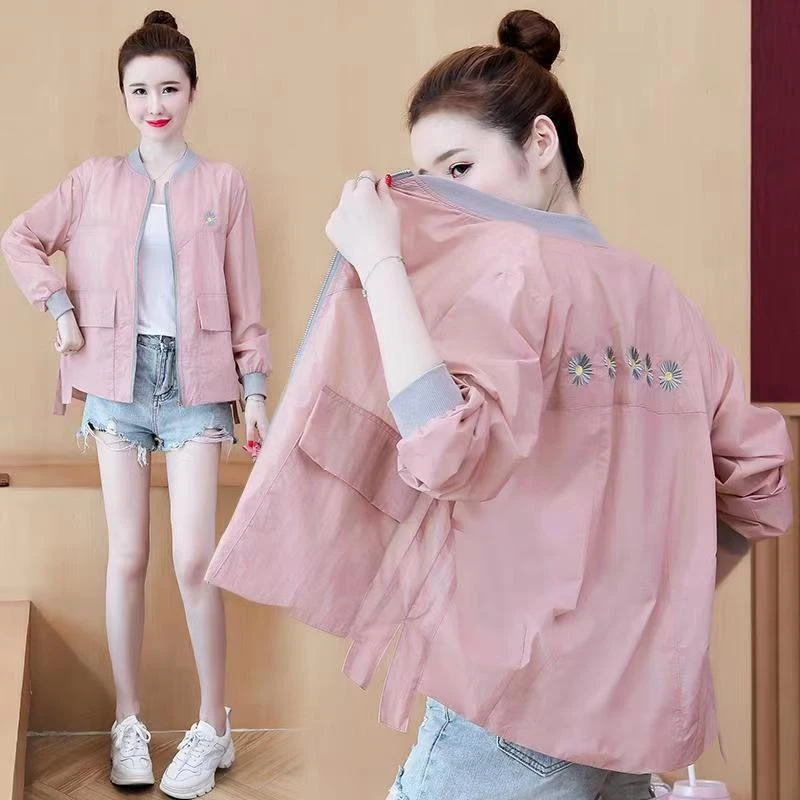 防晒衣女2025新款夏季中年妈妈装薄款短外套韩版宽松透气防晒服潮