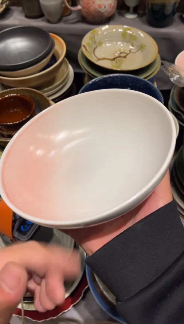 【闪购商品】瓷片全量 7寸桃夭深盘