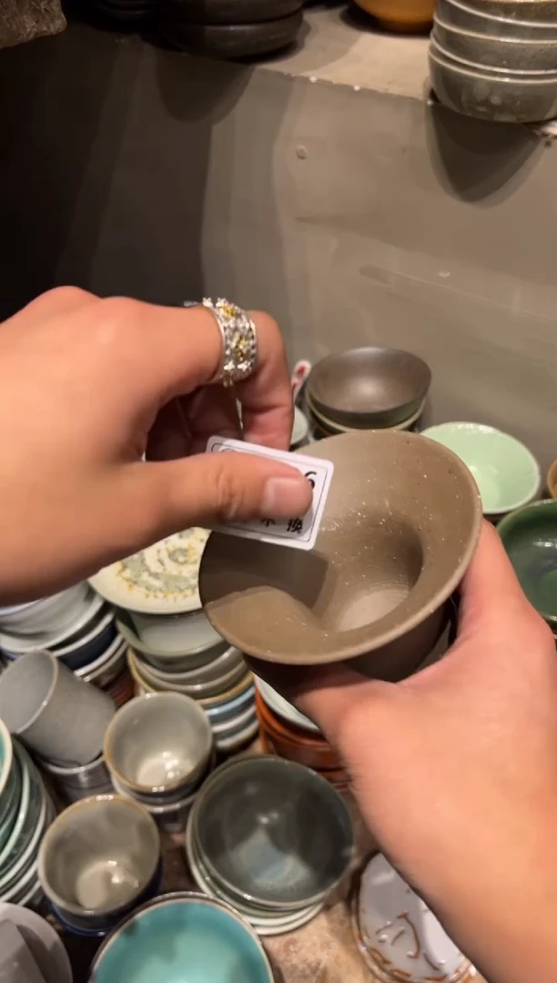 【闪购商品】瓷片436粗陶泥牙签桶