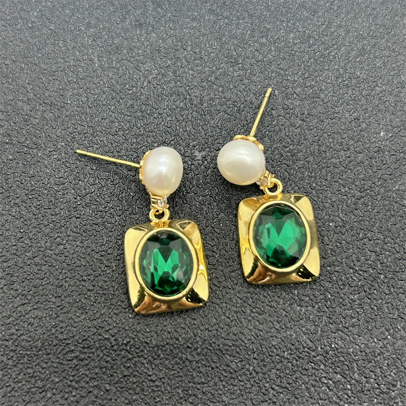 【GY374】淡水无核设计师耳钉气质可爱精致耳饰甜美