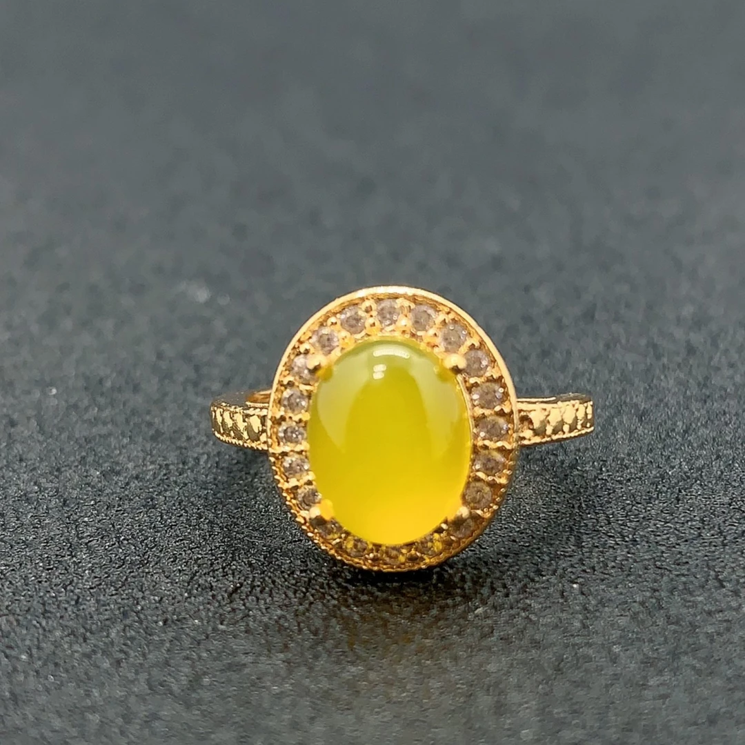 玉髓 【H128】复古时尚气质精致戒指H128