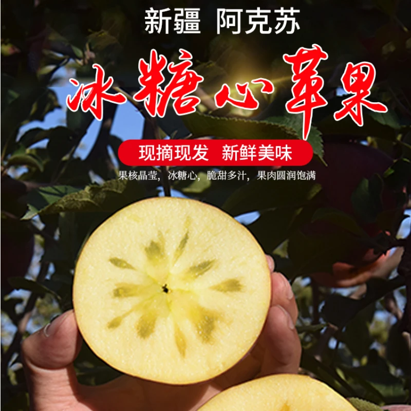 新疆阿克苏冰糖心苹果顺丰发货
