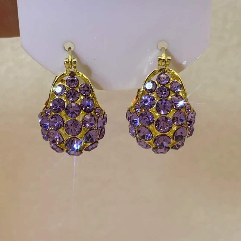 铜合金耳饰 气质时尚轻奢百搭设计师精致耳环11-96