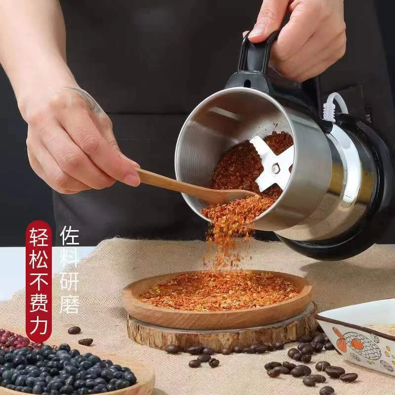 新款研磨机家用五谷杂粮打粉机多功能中药材各种干货超细粉碎机器