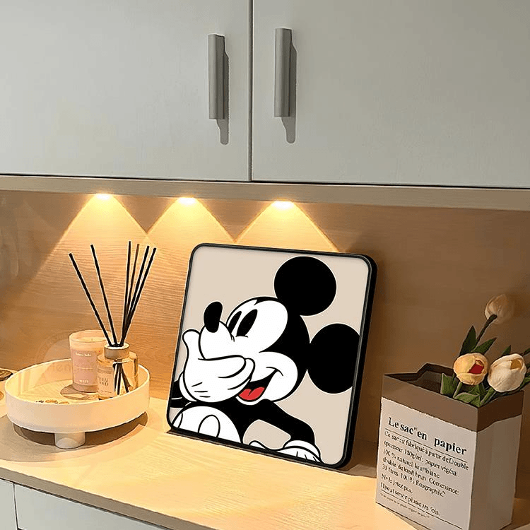 卡通米奇玄关摆件装饰画客厅餐厅桌面挂画儿童房壁画潮流艺术墙画