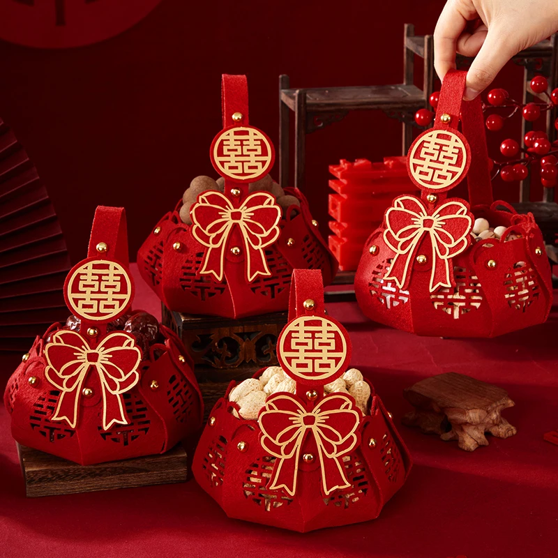 结婚早生贵子模具干果组合提篮小篮子压床摆件订婚婚房布置装饰