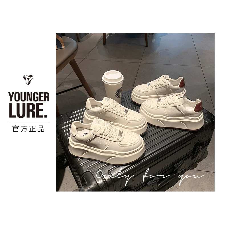 S&J【厚底】N151-11网红时尚百搭透气厚底休闲板鞋女