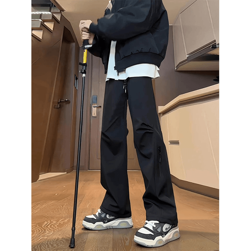 cleanfit黑色加绒裤子男vibe美式软壳冲锋裤暴雨级三防工装登山裤