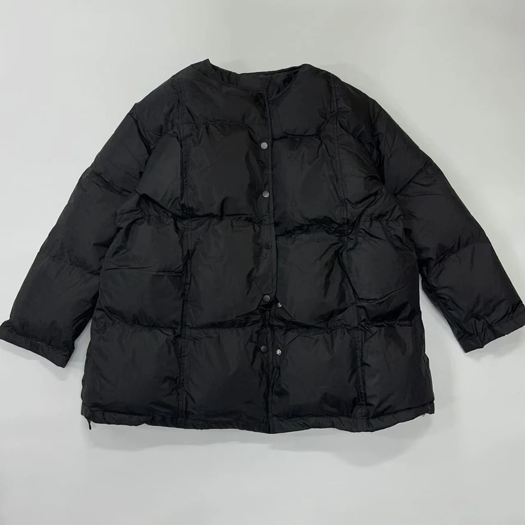 【雪儿推荐】3107潮牌设计师冬季上新时髦精宽松遮肉豆腐块免疫