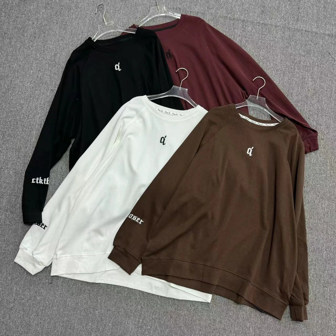 〖雪儿推荐〗1291潮牌设计师简约纯色字母休闲开衫上衣