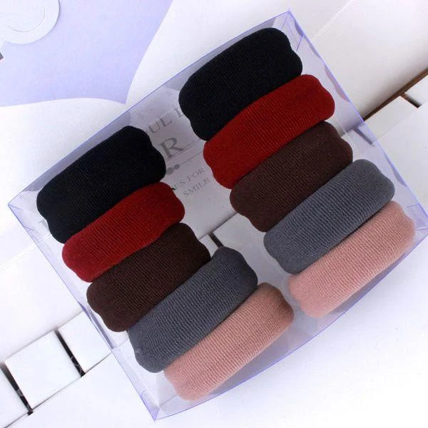 加宽加粗发圈高弹力耐用皮筋头发可爱发绳头绳成人耐用高马尾头绳