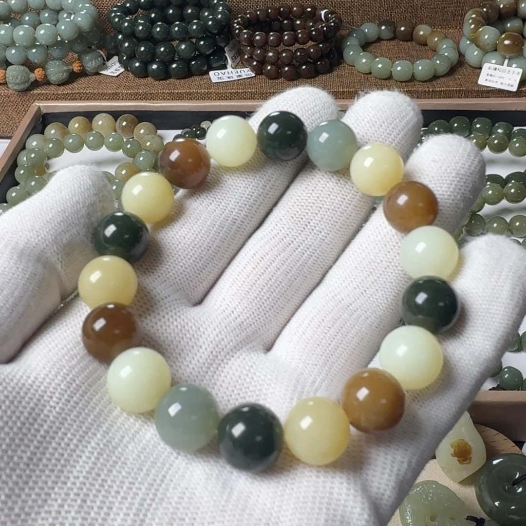 和田玉（糖玉）手链未镶嵌