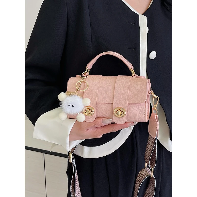 春夏百搭手工包diy小众波士顿小包包送女生洋气时尚单肩斜跨包包