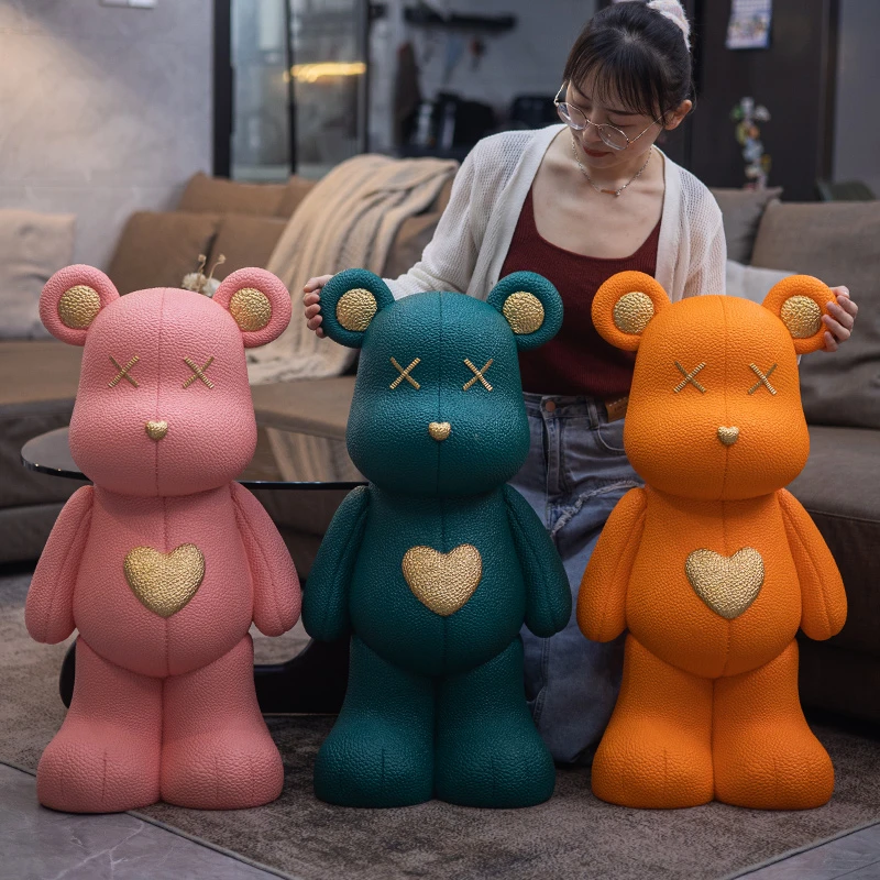 超大号网红暴力熊存钱罐家居客厅落地摆件只进不出储蓄罐乔迁礼物