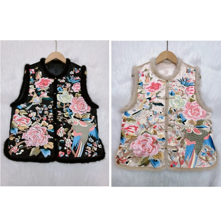 61021中国风马甲女装上衣