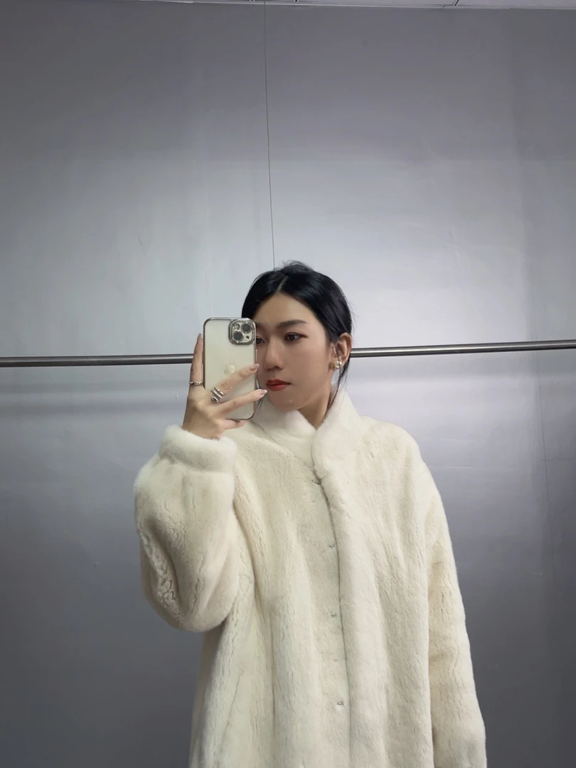 千金貂 2024新款貂皮大衣女整貂立领时尚年轻款海宁皮草外套女