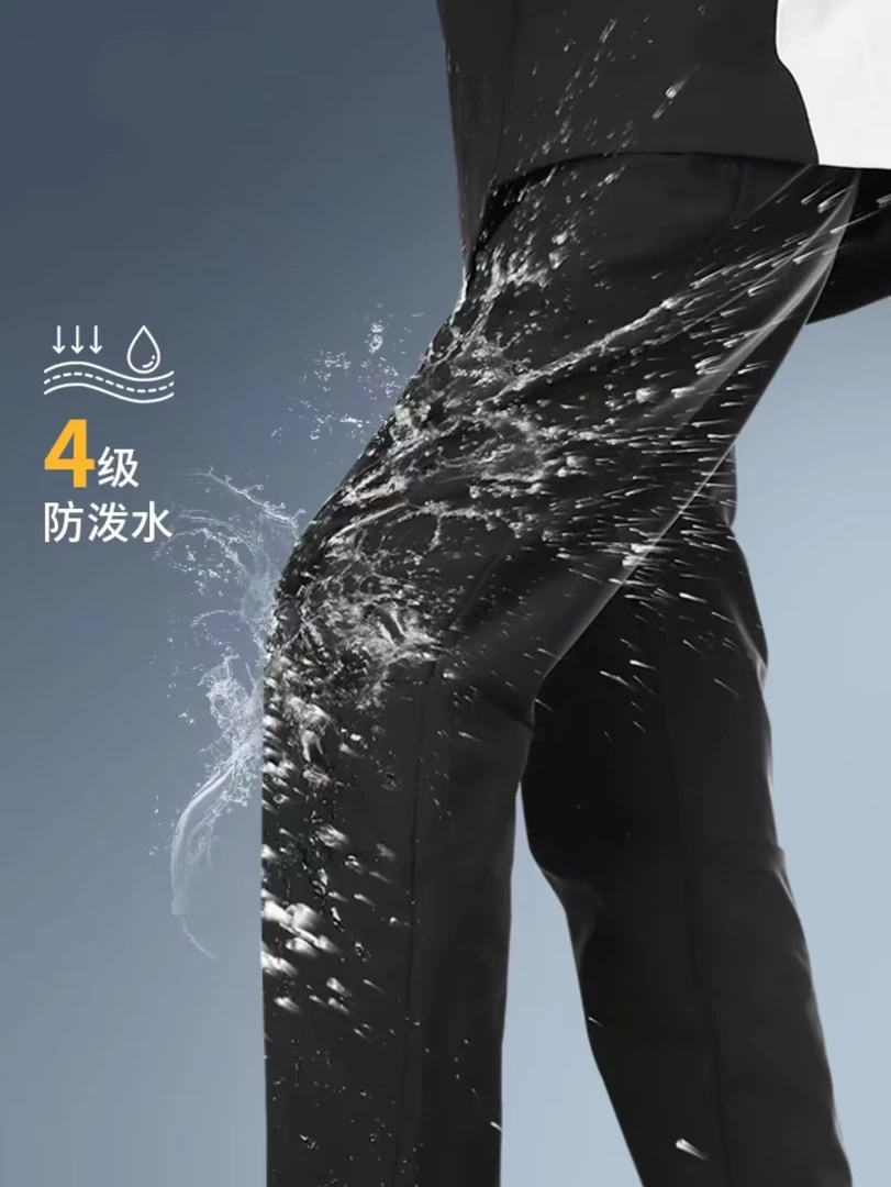 发货快男女同款加绒加厚秋冬新款十级防风裤休闲裤男士透气保暖裤